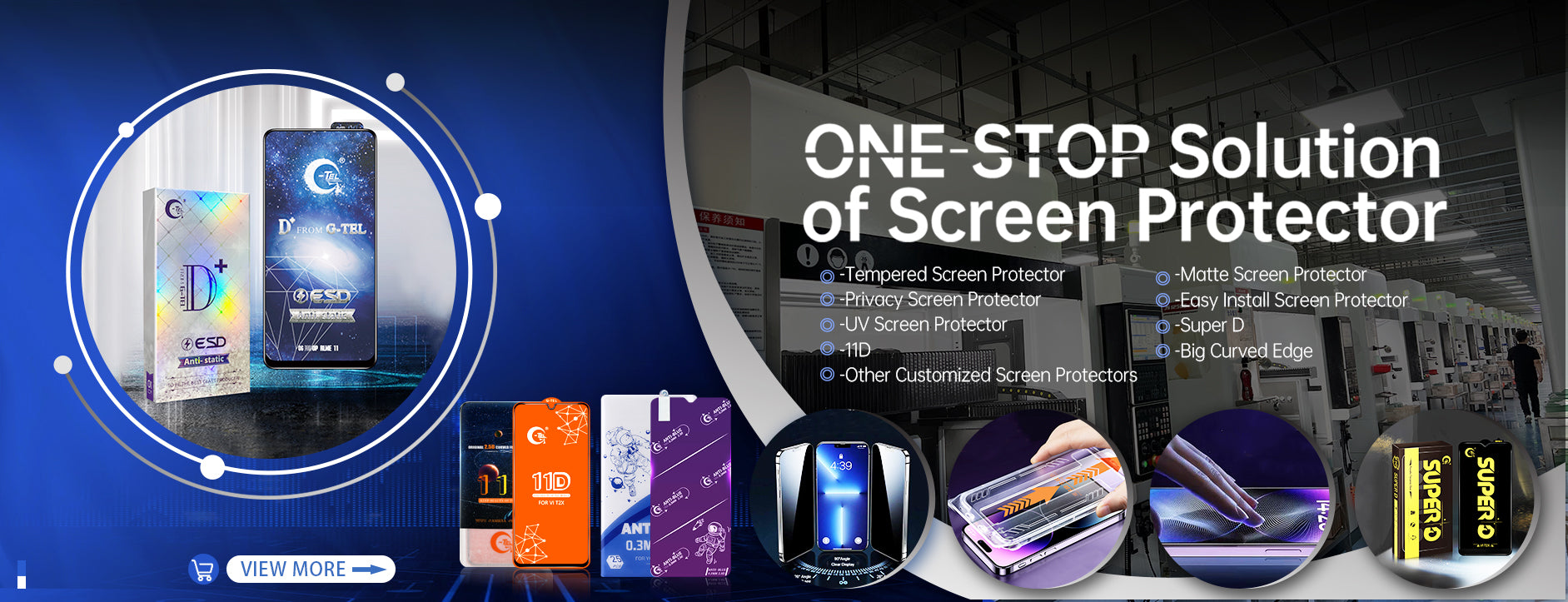 Gtel, Screen Protector Manufacturer, Offers Wholesale, OEM, ODM